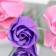Soap roses, purple and pink, set of 11 pcs.
