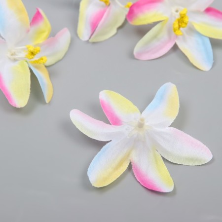 Budon on the leg for decoration "Lily Garden" multi -colored 6.5x6.5 cm-1