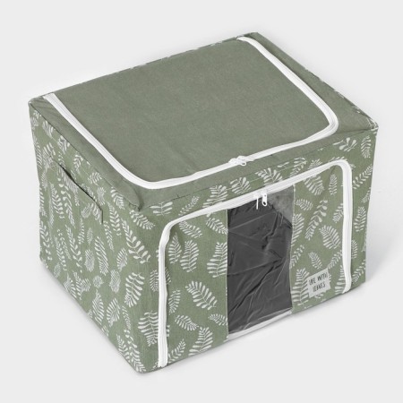 COVFR for storing things LEAVES, 50 × 40 × 33 cm, 66 liters, green color-2