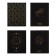 Notebook of 48 sheets in the Meshu Black Cat cage, cover coated cardboard, matte lamination, foil embossing, offset block, mix