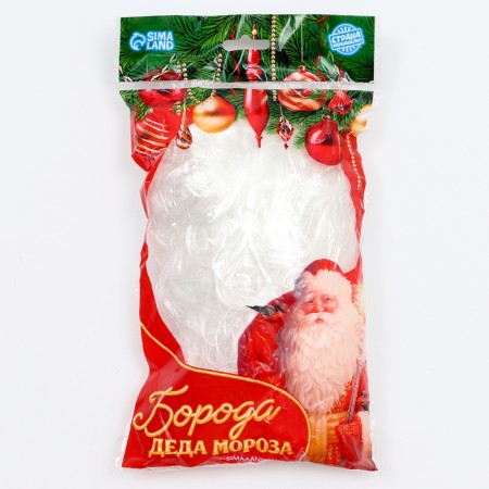 Carnival beard "Santa Claus", 65 cm-1