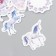 Stickers for creativity "Rainbow unicorns" set of 45 pcs 4.4x4.4x1.1 cm
