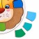 Wooden puzzle for children "Leo", we study the colors