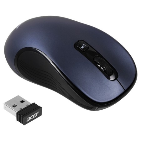 Mouse Acer OMR306 Black/Gray Optical (1600DPI) Wireless USB (6but)-1