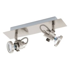 TUKON 3, 2x3.3W GU10, 3000K, 480LM, Nickel color