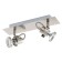 TUKON 3, 2x3.3W GU10, 3000K, 480LM, Nickel color