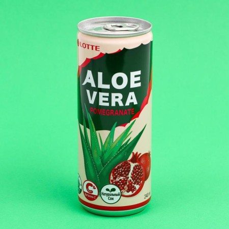 Drink of non -alcoholic non -carbonated "Aloe Vera" grenades, 240 ml