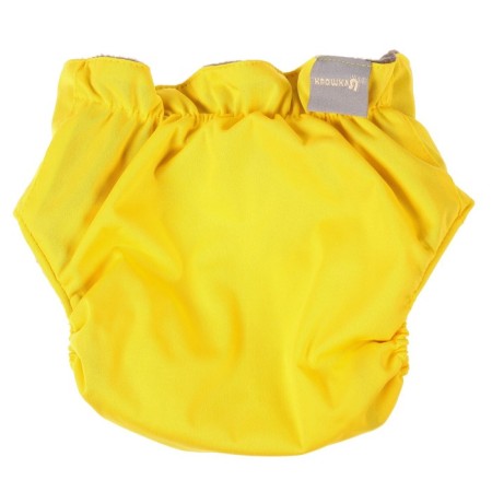 Panties-scammer, reusable, carbon-bamboo fabric, yellow color, from 0-36 months.-1