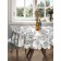 The tablecloth “Birds of Low”, round, Saten, d = 150 cm