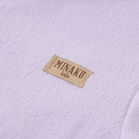 Children's costume (sweatshirt, trousers) minku lilac color, height 80-86-8