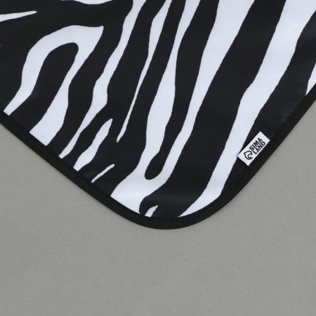 Apron kitchen "Zebra", with a pocket-4