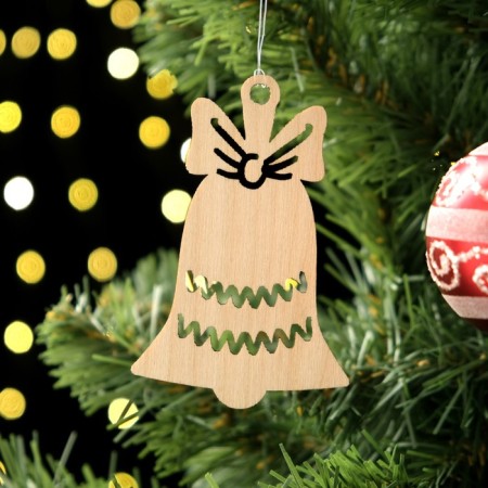 Toy on the tree "Bell" 8x9 cm-1