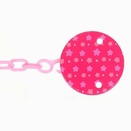 Set: nipple - dummy with the holder "Elephant", anatomical +6 months, pink color-8