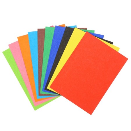 Cardboard color A5, 10 sheets, 10 colors "Hobbies Tim", mix-1
