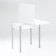 LOMBER table 790 (1180) x590x750, gray/white metallic