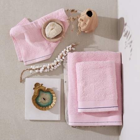 Trick Lovelife "Plain" 30*60 cm, col. Pink, 100% cotton, 450 g/m2-2