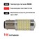 Automobile lamp LED CLIM Art T25/5, 144LLED, 12V, BAY15D (P21/5W), 2 pcs