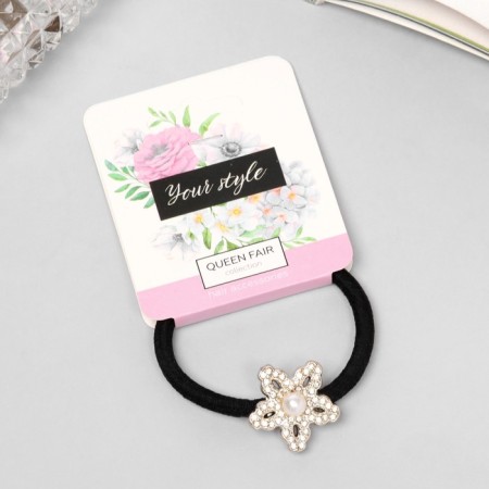 Hair gum "Vega" Flower, 5 cm