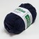 Knitted yarn 100% cotton "lentino mini" 100 g 40 m color 30 dark blue
