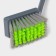 Brush for utensils Green Day, rectangular, 28 cm