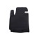 Rubber rugs with a high side for Kia Picanto II, 2011-2017