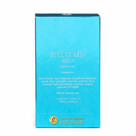 Singeen Coer after shaving "Bull Guard Aqua", based on Bulgari Aqua, 100 ml-6
