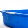 Toilet with side and net, 45x34x10 cm, blue/gray