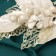 Decor "New Year's Grace" Airy branch, 34x12 cm, white
