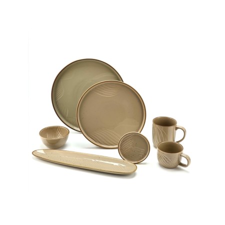 Tea couple Dolce Ceramo. "Sandy shore", 2 items: mug 200 ml, saucer d = 10 cm-7