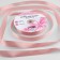 Satin tape, 20 mm × 91 ± 1 m, color pink gold No. 146