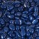 Soil for the aquarium "Galki color, dark blue" 800g frin 8-12 mm