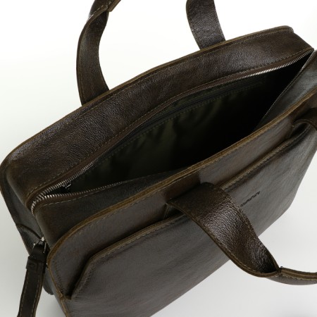 Male bag, igermann, olive color-4