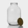 Causing set, cans with a golden lid and label, TO-82 mm, 3 l, sterilizer, opener