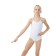 A swimsuit for gymnastics and dancing Grace Dance, p. 34, white color
