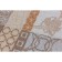 The oilcloth Lucia "Jilio", 140 cm, roll 20 pog. m, brown color