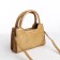 Bag Female Tout with zipper, beige color