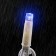 Garland "fringe" 3 x 0.6 m, IP65, UMS, white thread rubber, 160 LED, blue glow, 220 V