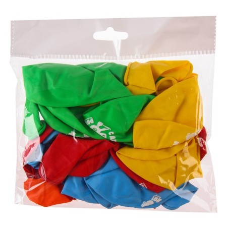 Airy ball "Happy Birthday!", 12 inch, latex, 25 pieces, blue tractor-1