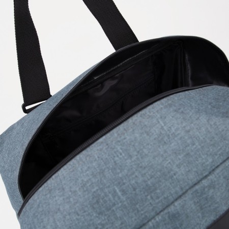Road bag with lightning, external pocket, long belt, gray color-2