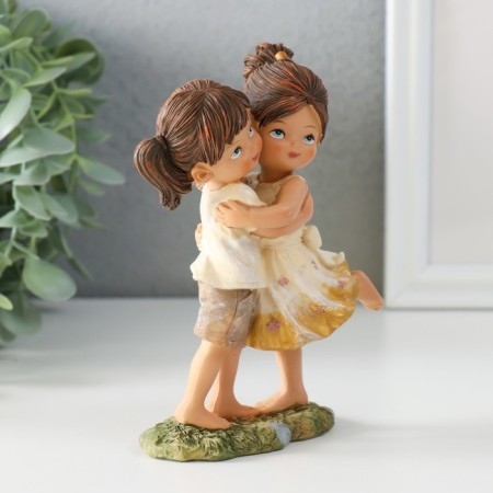 Souvenir Polystone "Best Girlfriends" 9,5x5x13 cm-1