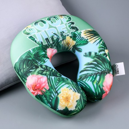 Pillow for traveling anti -stress "Tropics"-1