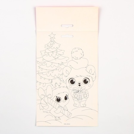 Wood painting "New Year! Christmas tree ", New Year's set for creativity-6