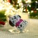 Christmas tree toy "Dog 1-02" 8.8 cm