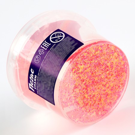 Slime "Pegas" broken glass, coral 90 g-2