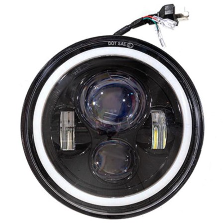 Farah LED SkyWay Off Road, Round, 12 V/24 V, 40 W, 6000 K, 4 diodes, 177x65 mm