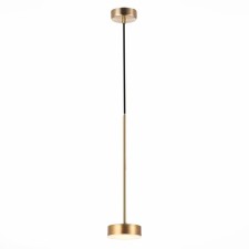 Suspension lamp ST LUCE. SL6000.303.01. Pances. 1x7 W, LED, 3000K, 300 LM, 10x10 cm, brass color