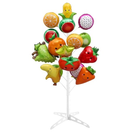 Stand for balls, collapsible, plastic, 1.67 m, white, 1 pc.