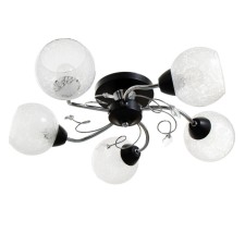 Avtal chandelier 5he27 40W black-chromium 53x53x23 cm Bayerlux