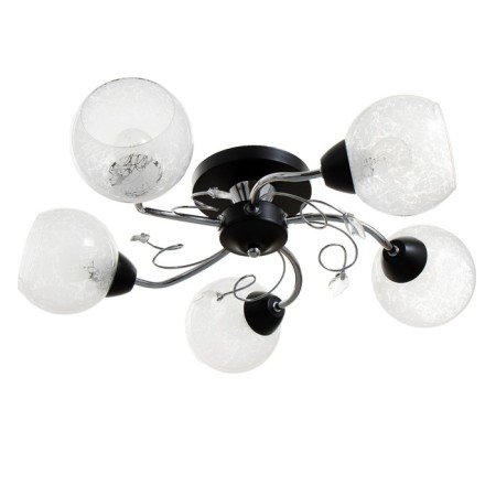 Avtal chandelier 5he27 40W black-chromium 53x53x23 cm Bayerlux