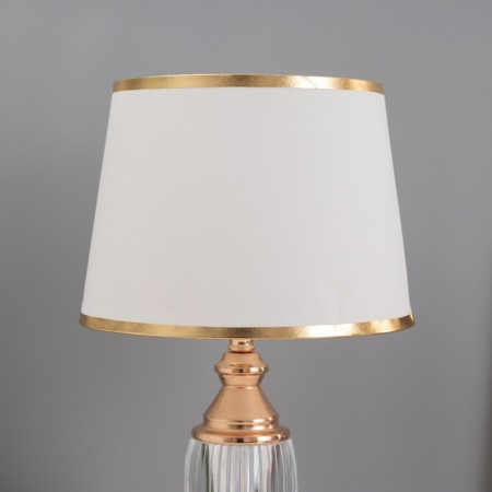 Table lamp "Yuri" 1x40W E27 1x3W LED gold 25x25x41cm-2
